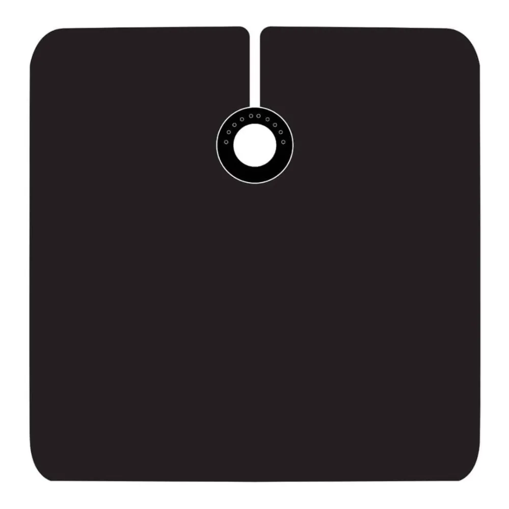 BarberBro. Professional Silicone Neck Cutting Cape - Black