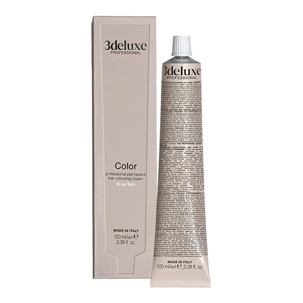 3deluxe Professional Permanent Hair Colour 6.0 Dark Blonde 100ml