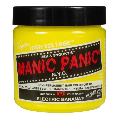 Manic Panic Classic High Voltage Semi Permanent Hair Colour Electric Banana 118ml