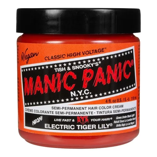 Manic Panic Classic High Voltage Semi Permanent Hair Colour Electric Tiger Lily 118ml