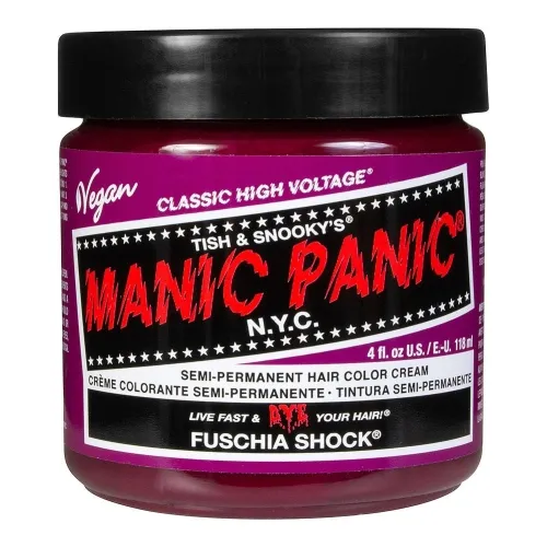 Manic Panic Classic High Voltage Semi Permanent Hair Colour Fuschia Shock 118ml