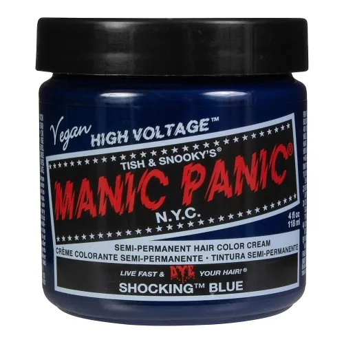 Manic Panic Classic High Voltage Semi Permanent Hair Colour Shocking Blue 118ml