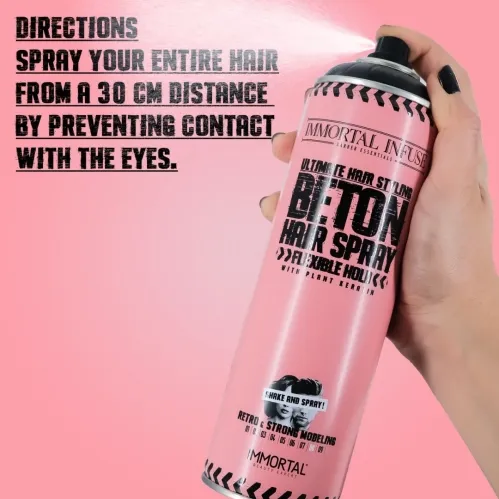 Immortal Infuse Beton Hair Spray Flexible Hold 500ml
