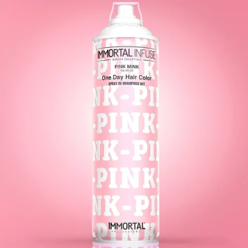 Immortal Infuse One Day Hair Color Spray Pink Mink 200ml