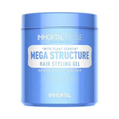 Immortal Infuse Mega Structure Hair Styling Gel With Plant Keratin 500ml