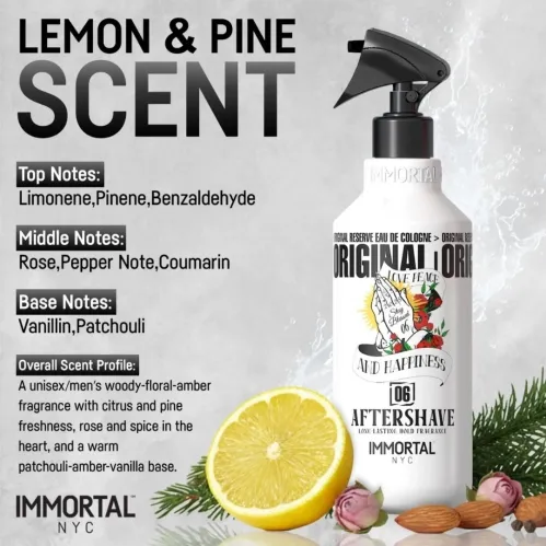 Immortal NYC Stay Blessed 06 Barber Aftershave Cologne 500ml