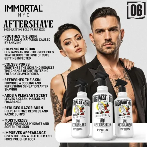 Immortal NYC Stay Blessed 06 Barber Aftershave Cologne 500ml